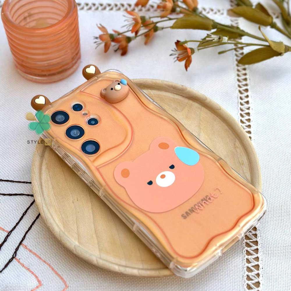 قیمت قاب محافظ لنز دار خرسی شکلاتی گوشی Xiaomi - ضخامت کم